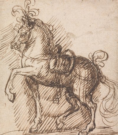 A Plumed Saddle-Horse by Inigo Jones